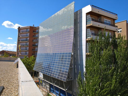 PV Glass Colored BIPV Building Integrated Photovoltaics AR Coated